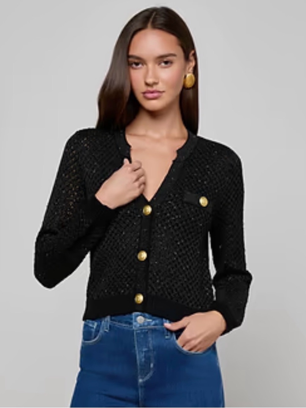 Mango Sparkle Cardigan